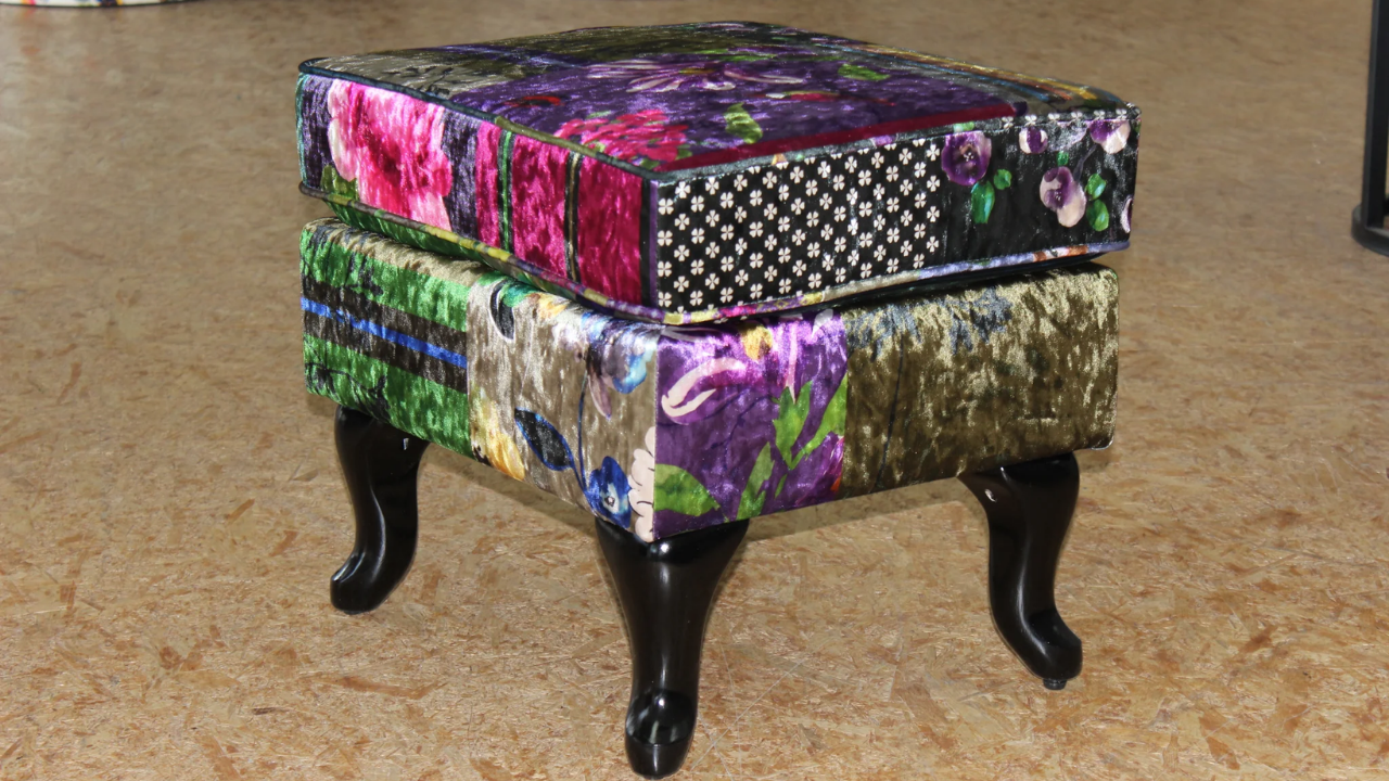 Mosaic Patchwork Ottoman