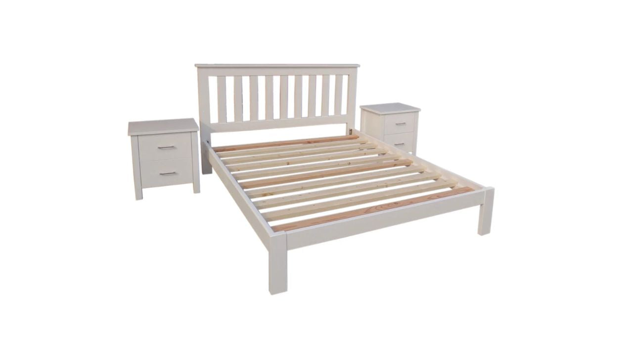 York Bed Frame (White)