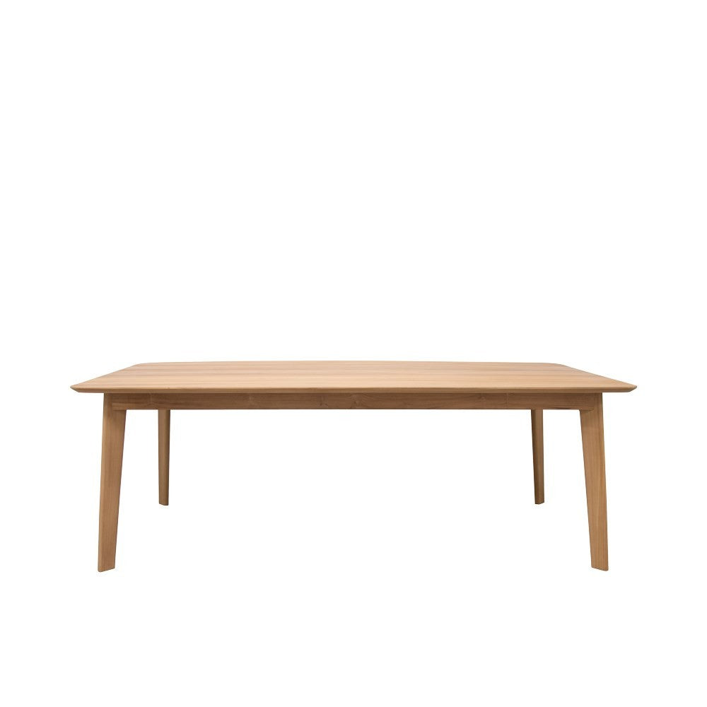 Rosetta Teak Outdoor Dining Table - 220CM