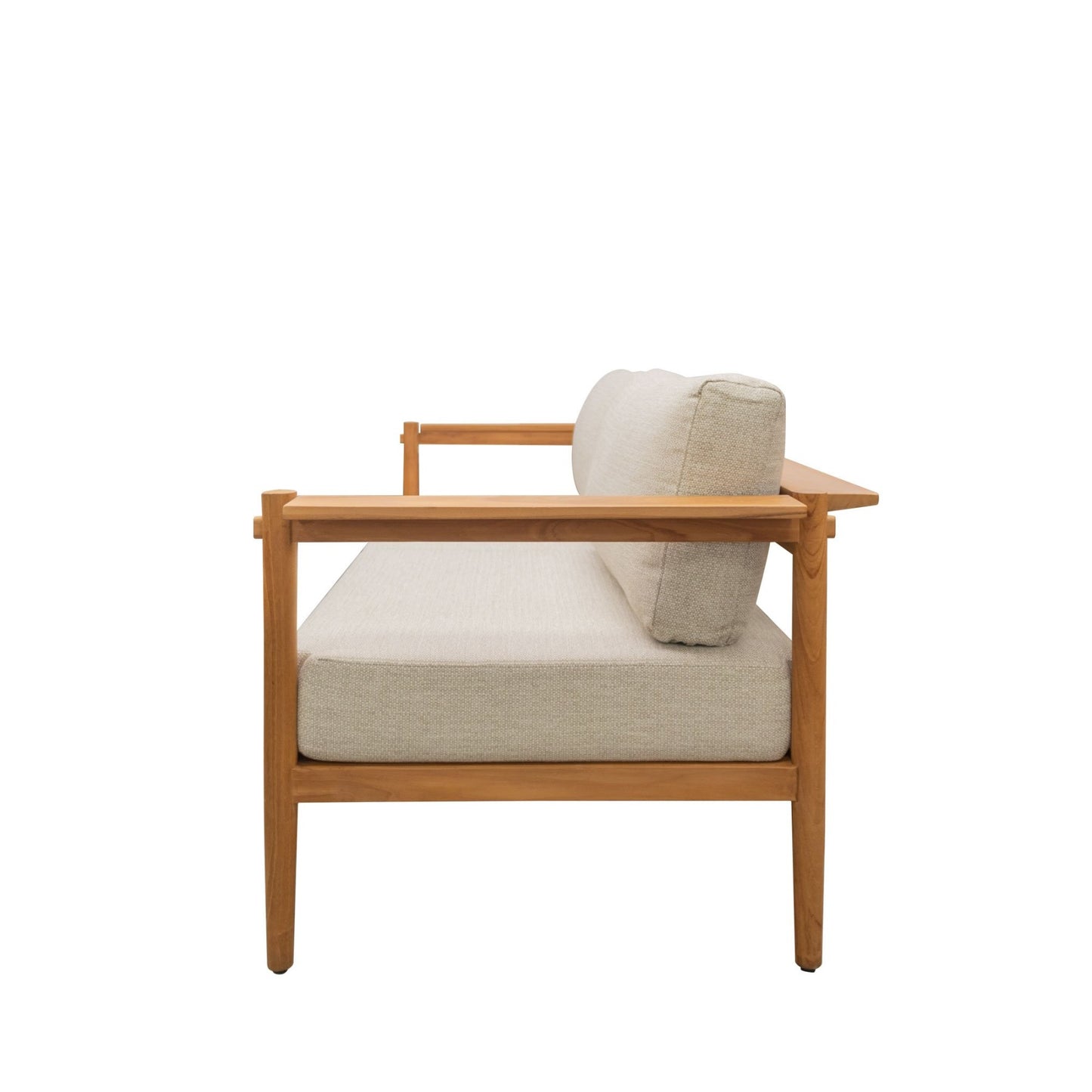 Moby Teak Outdoor 3 Seater Sofa