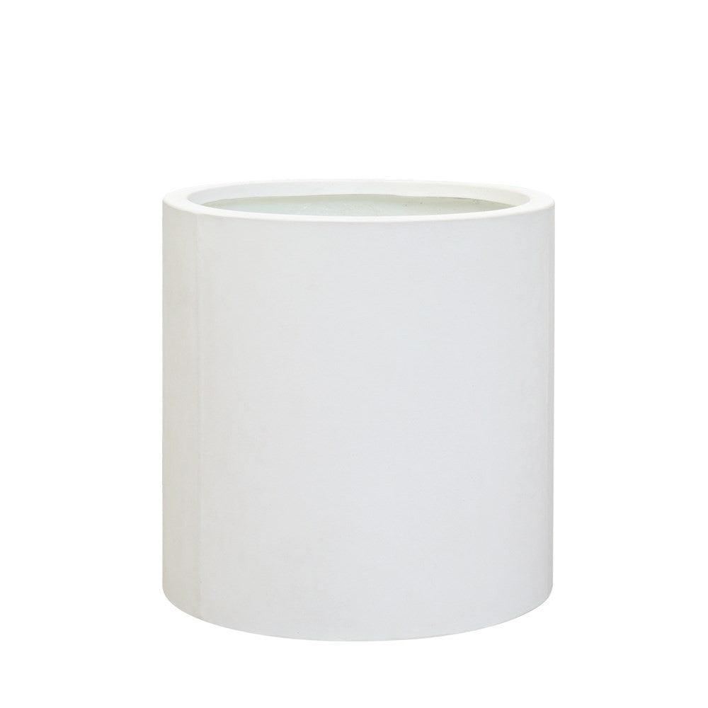Mikonui Cylinder Planter- White