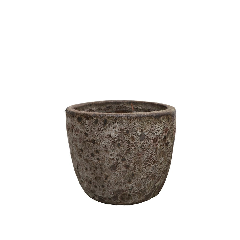 Lava Egg Pot Bronze