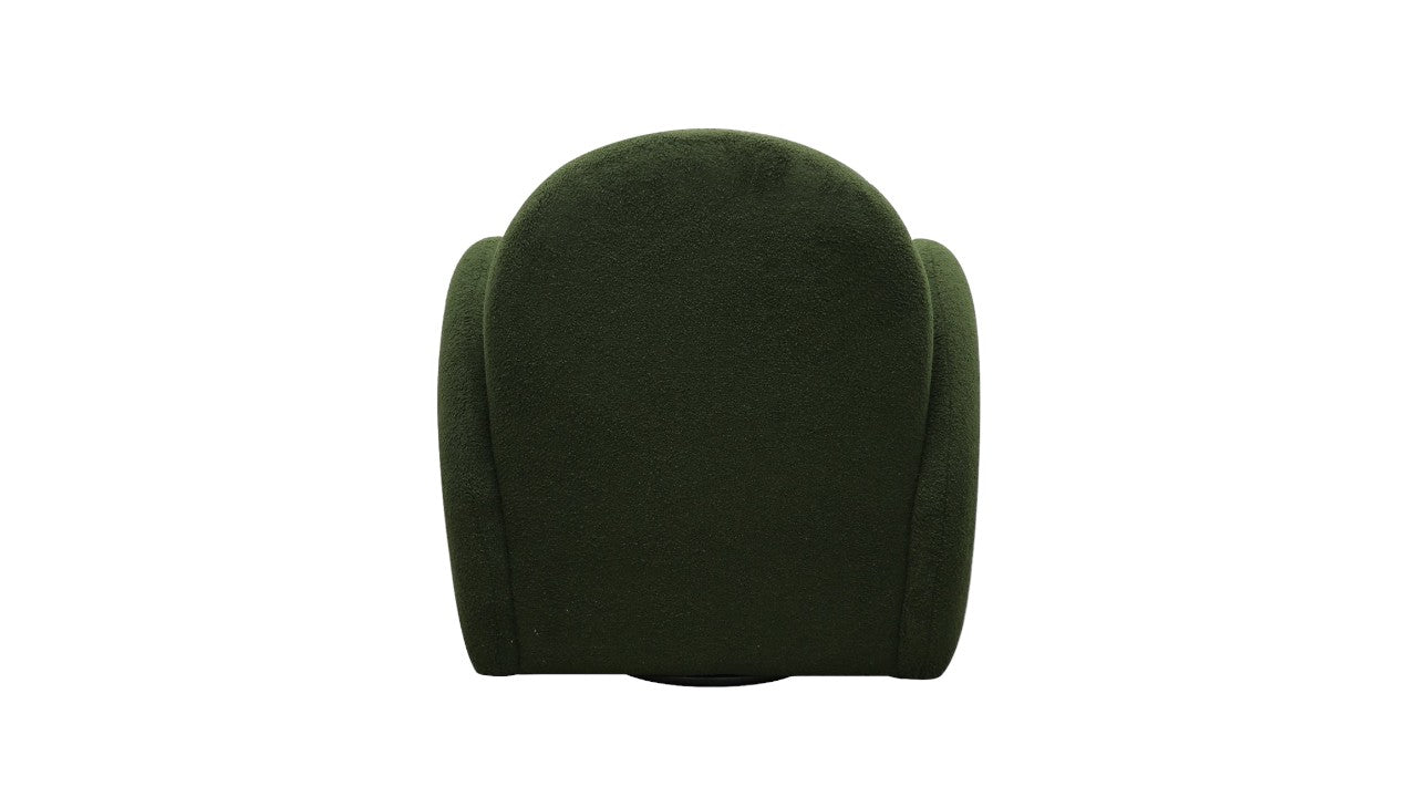 Snugg Swivel Armchair - Green Shearling
