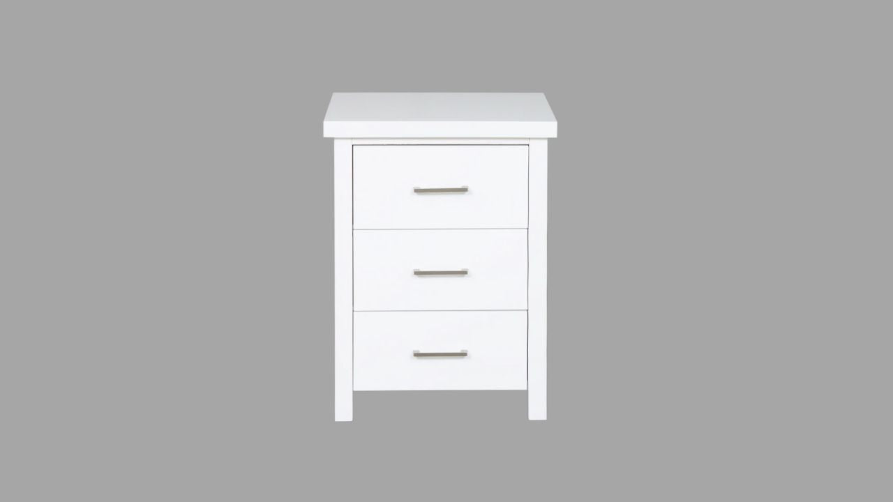 Arctic Bedside 3 Drw