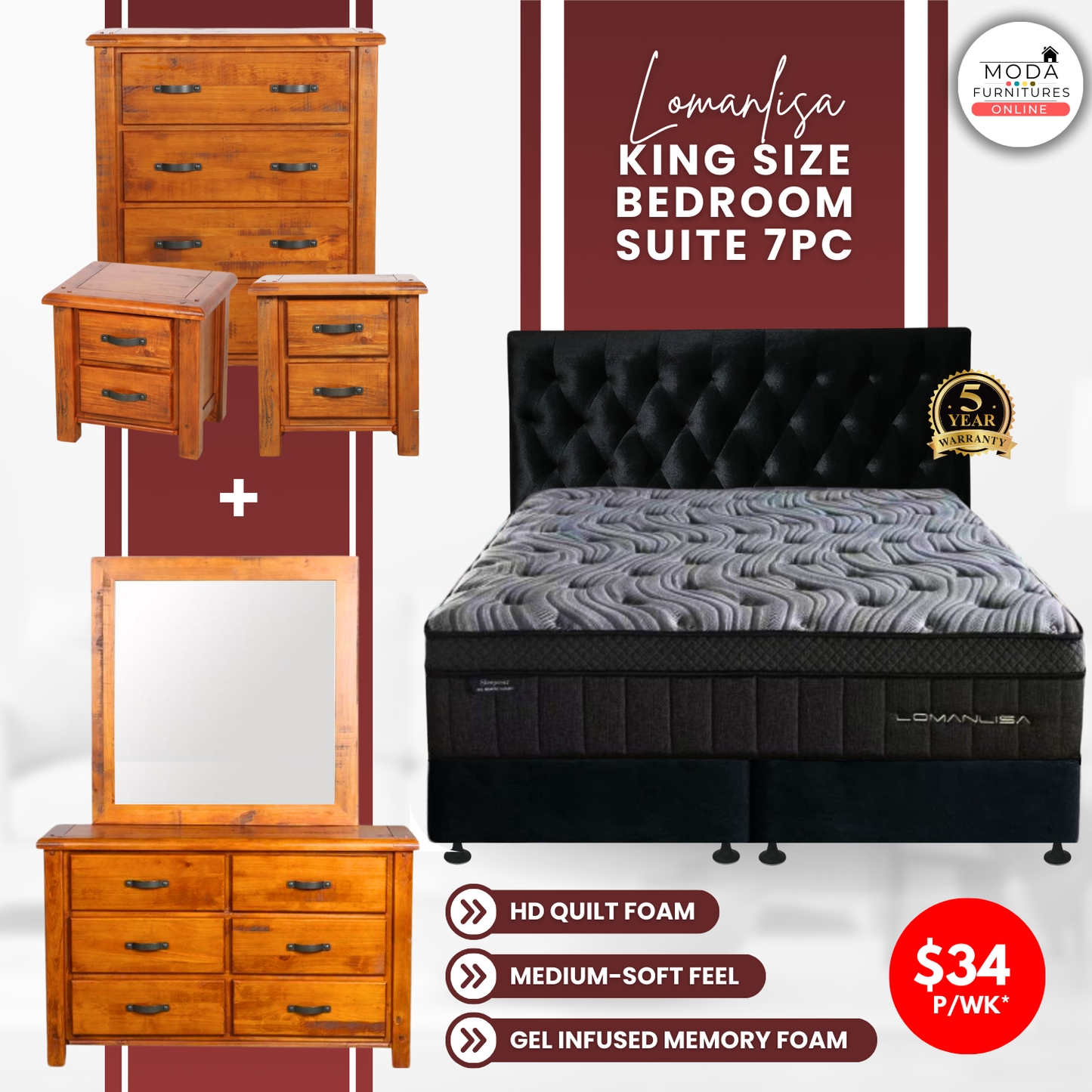 LUX Bedroom Suite