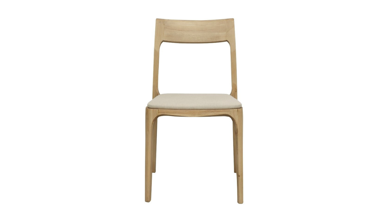 Cooper Stackable Dining Chair - Linen Fabric