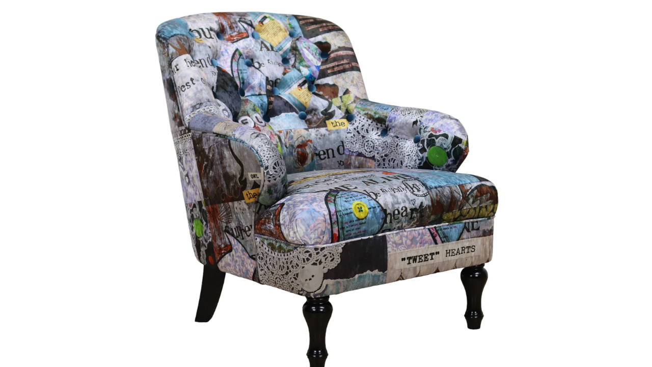 Tweet Patchwork Arm Chair