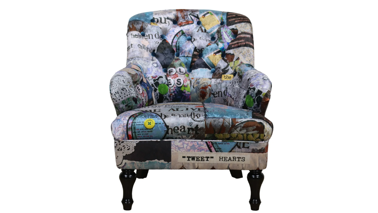 Tweet Patchwork Arm Chair