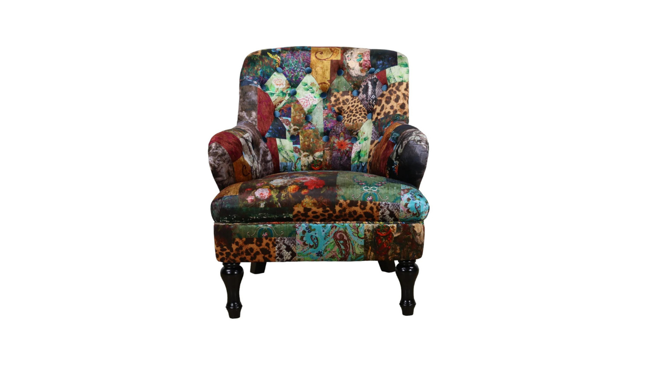 Mosaic Patchwork Arm Chair