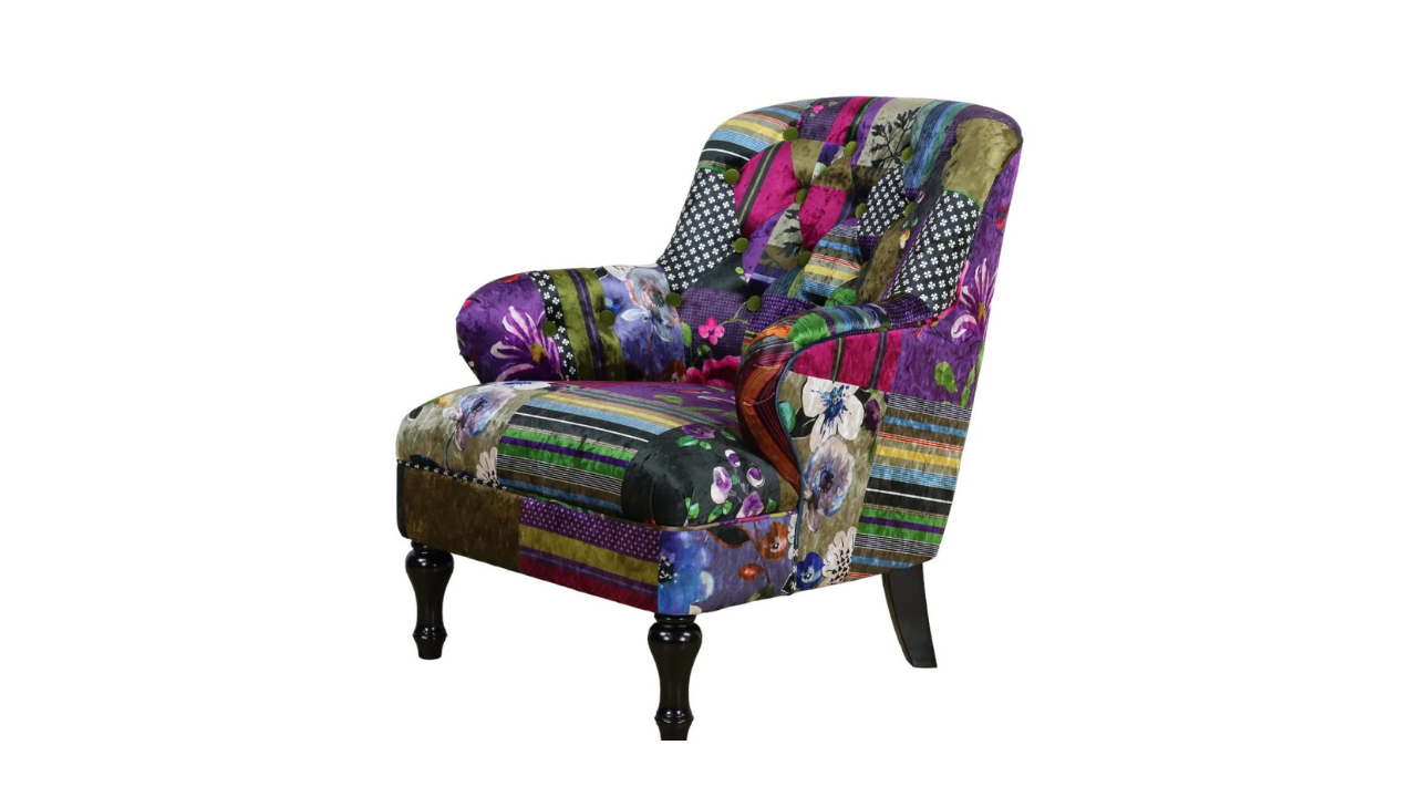 Mosaic Patchwork Arm Chair