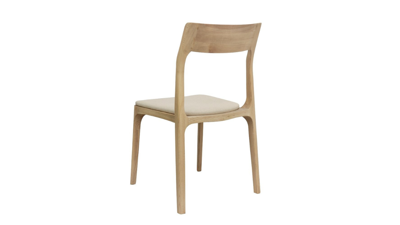 Cooper Stackable Dining Chair - Linen Fabric