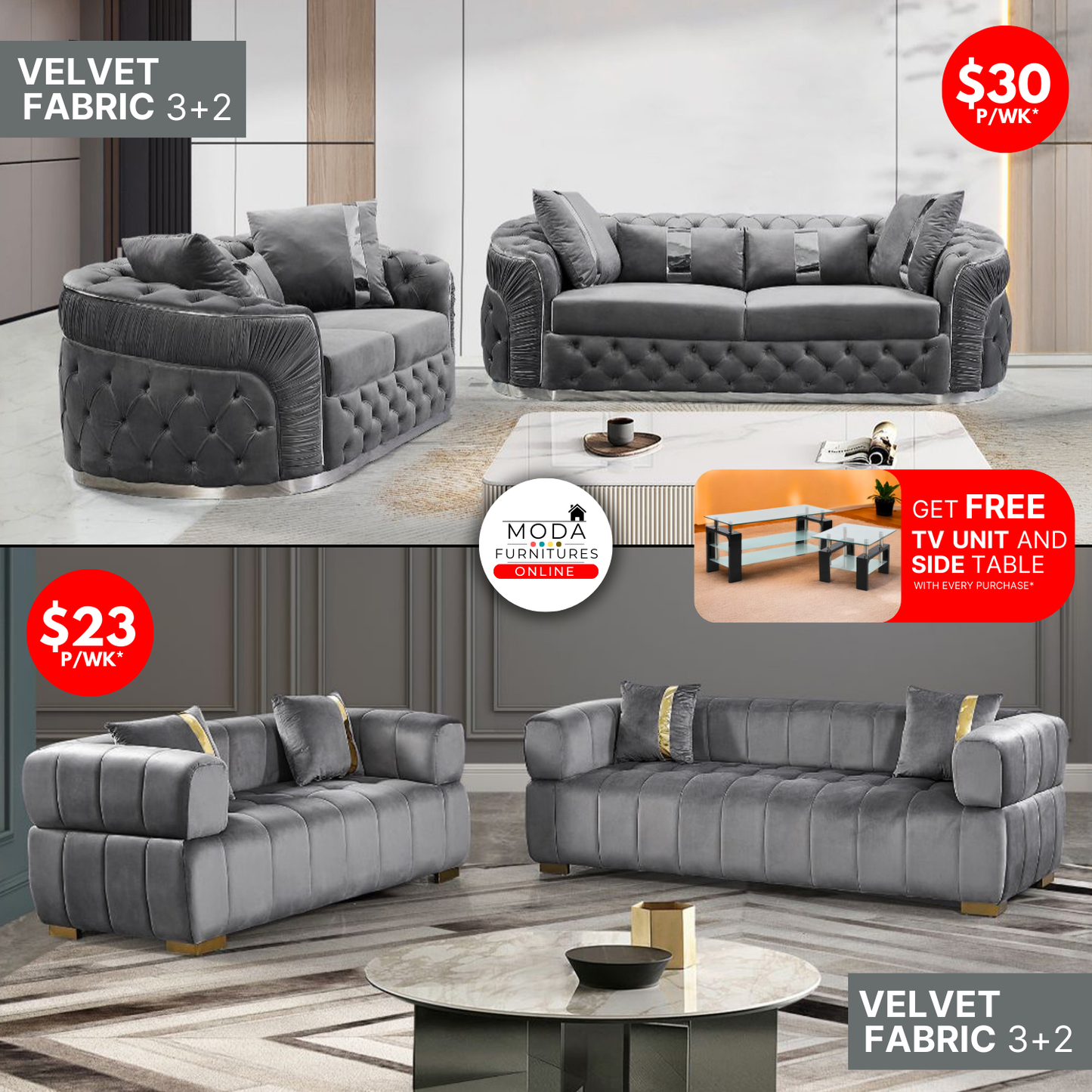 Lounge Suite - Velvet Special
