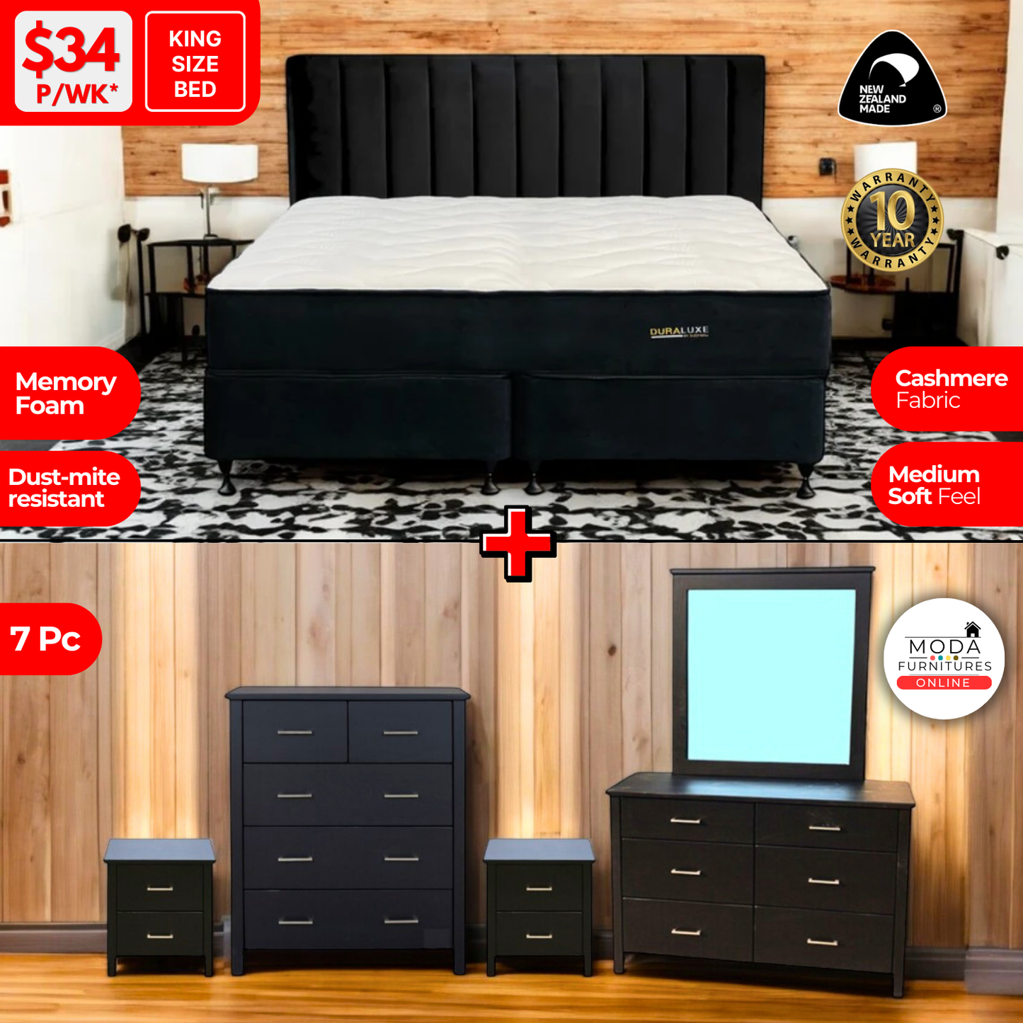 NZ Made Bed Combo Deal