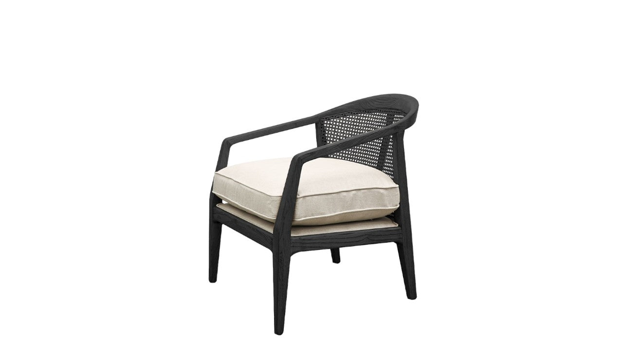 Newport Fabric Armchair - Black