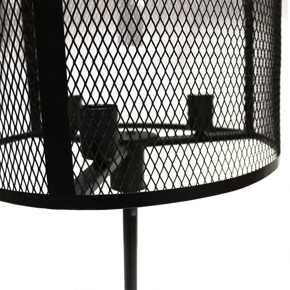 Bank Metal Standing Round Lamp 151cm