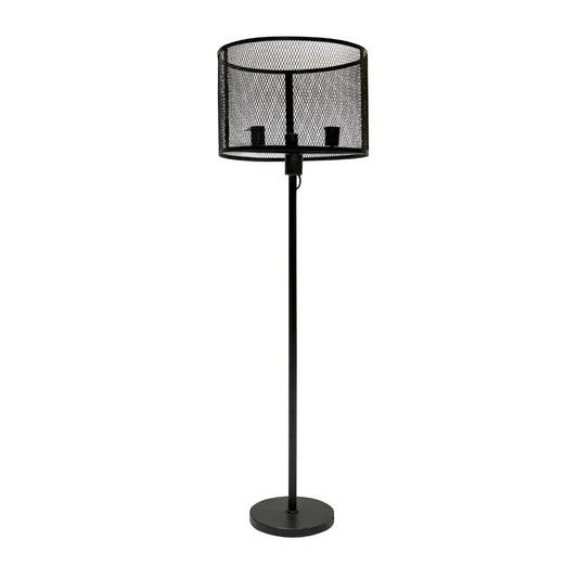 Bank Metal Standing Round Lamp 151cm