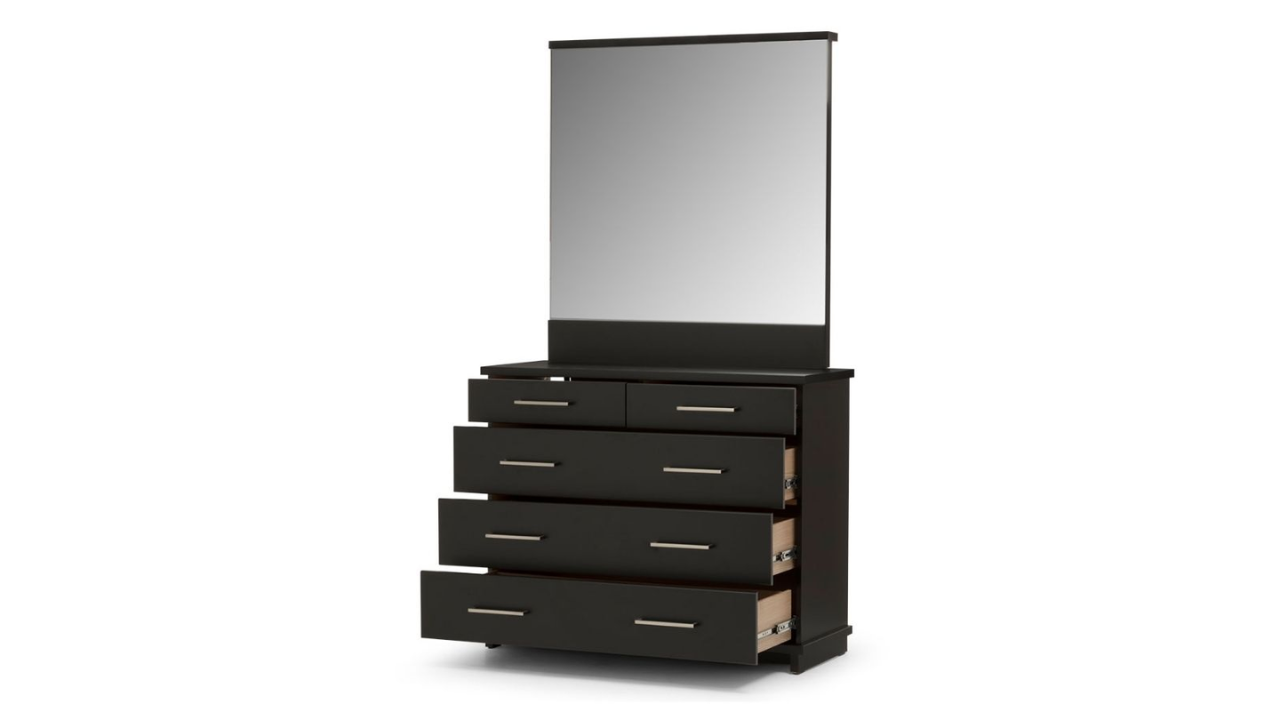 Fox 5 Drawer Dresser with Mirror