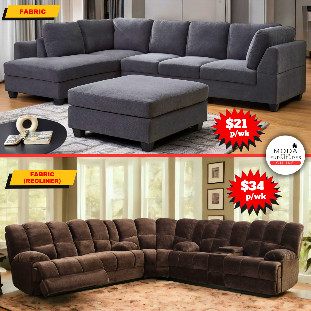 Fabric Corner Lounge Set