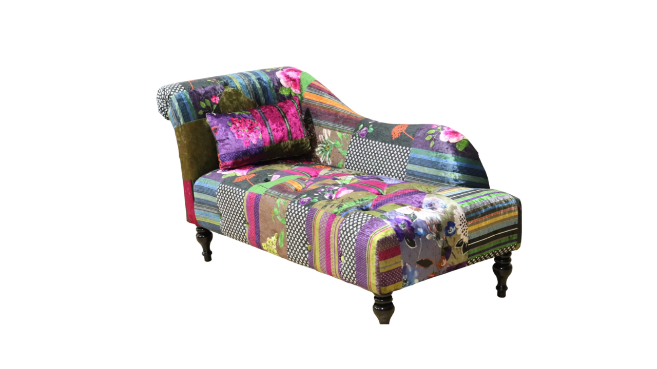 Mosaic Patchwork Chaise Chair