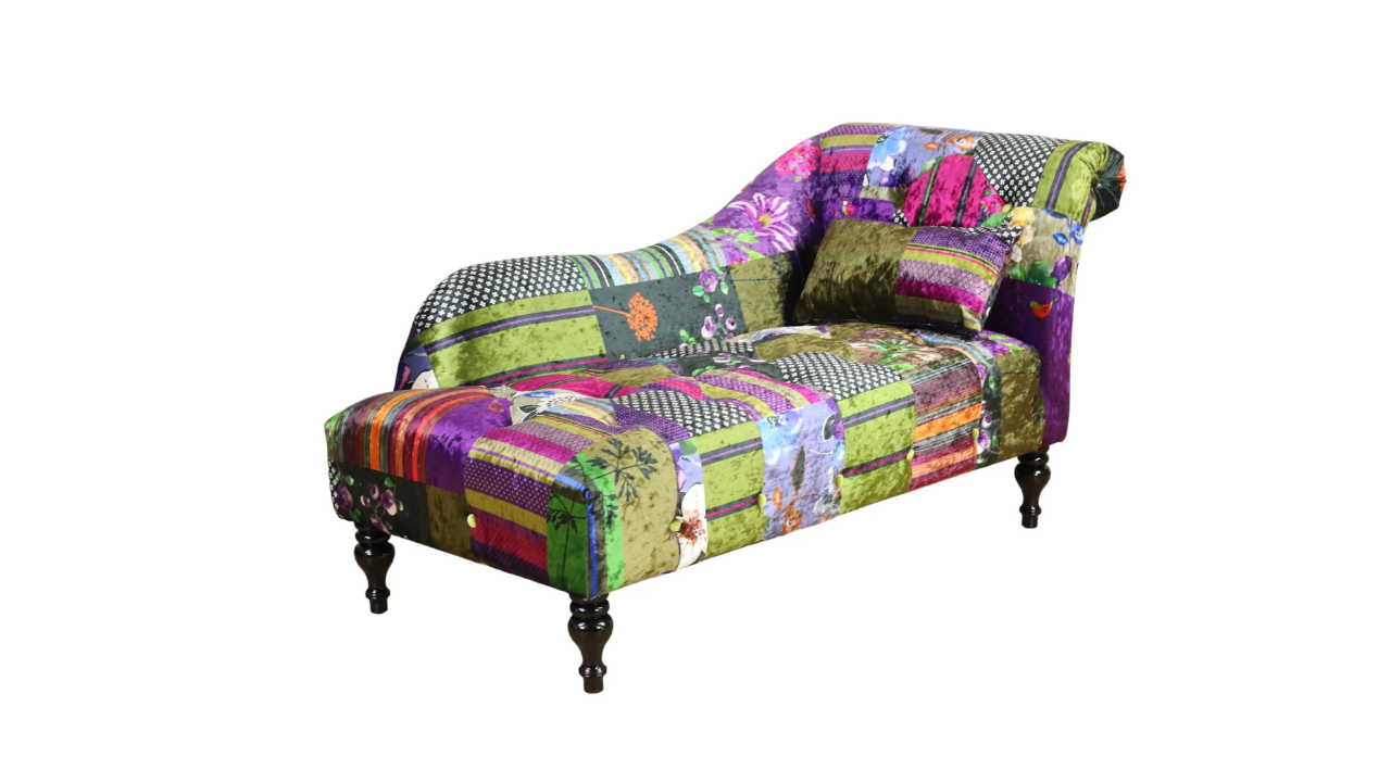 Mosaic Patchwork Chaise Chair