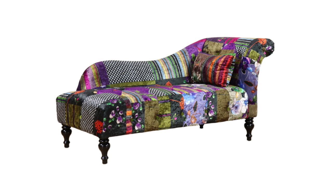 Mosaic Patchwork Chaise Chair