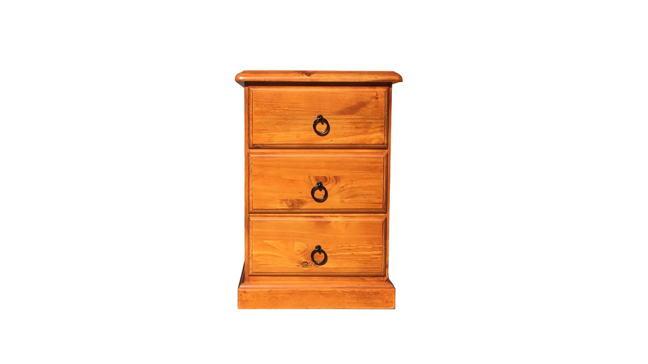 York Bedside 3Drw