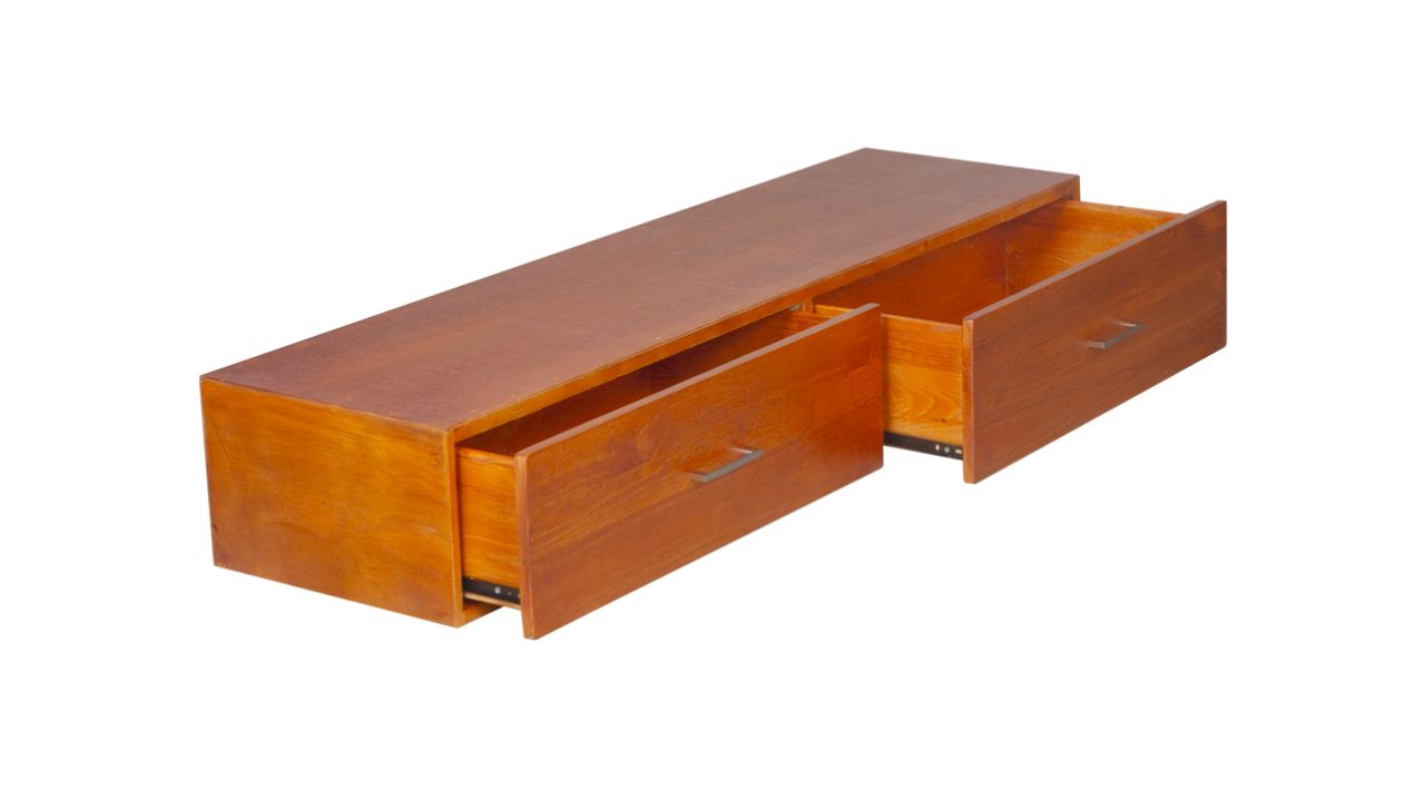 York Bed with Front Storage Drawers (Pine)