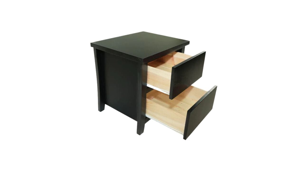 Rico Bedroom Suite 4PC (Double/Queen) (Black)
