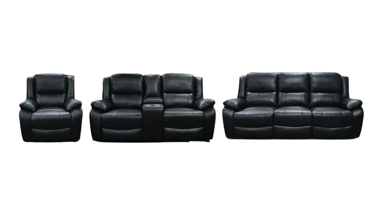 Valencia Air Leather Reclining Sofa