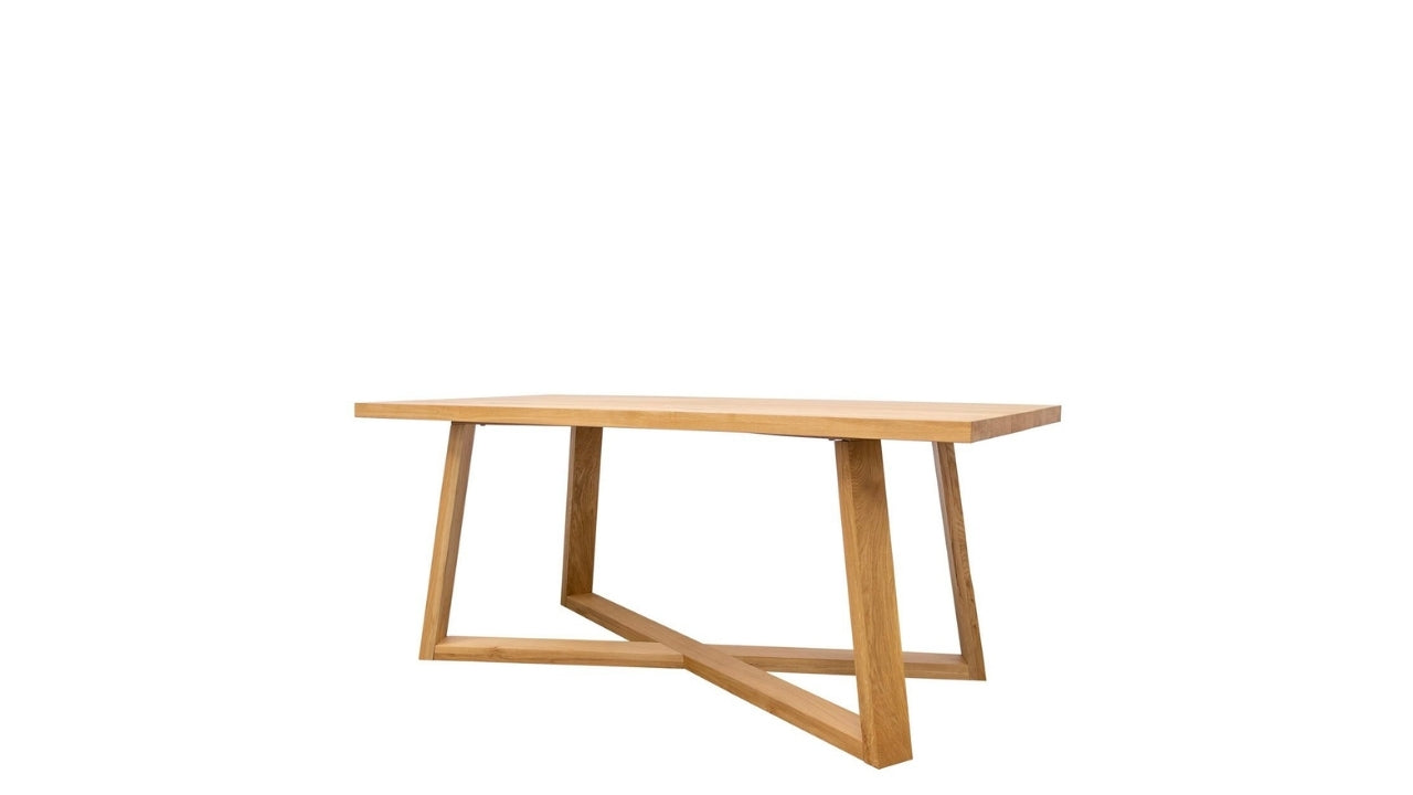 ARIZONA OAK RECTANGLE DINING TABLE - 180CM