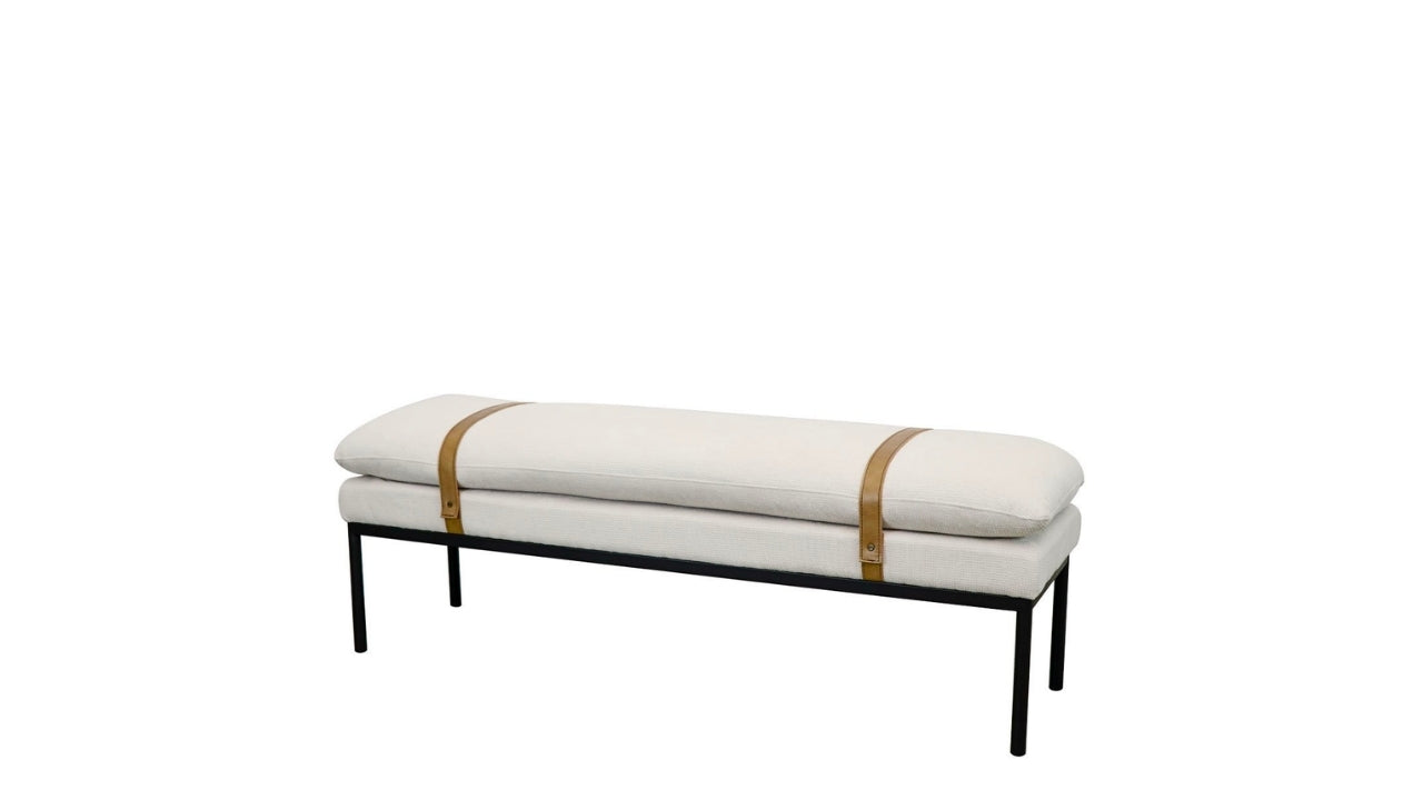 Baxter Fabric Ottoman / Bench