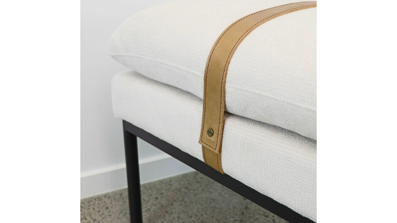 Baxter Fabric Ottoman / Bench