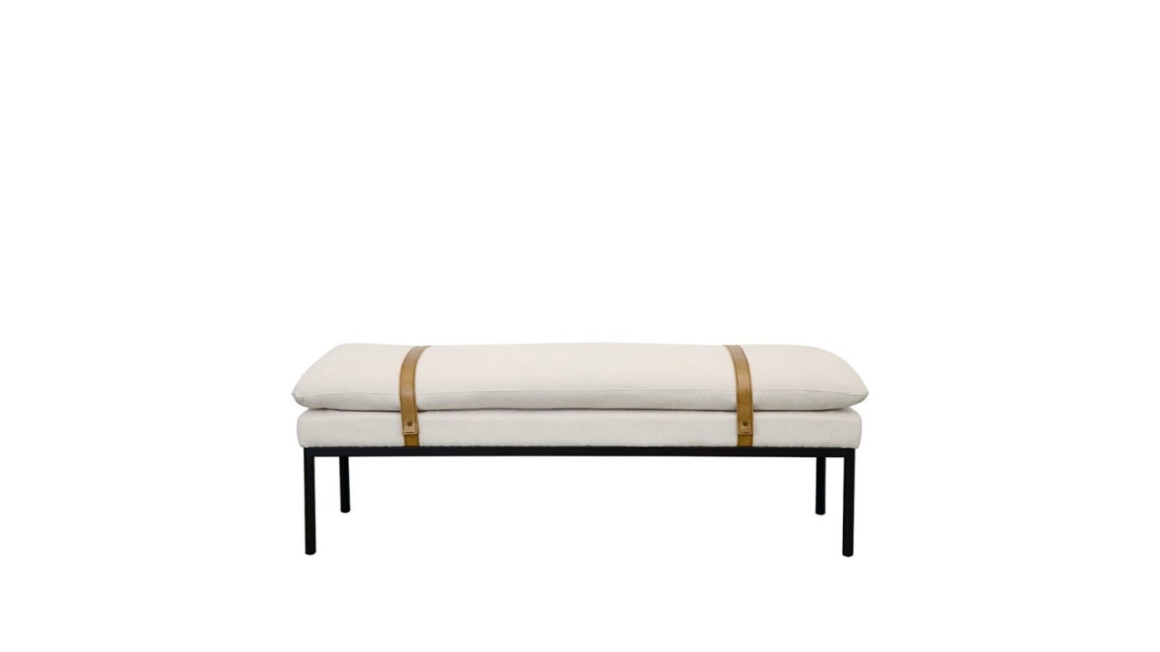 Baxter Fabric Ottoman / Bench
