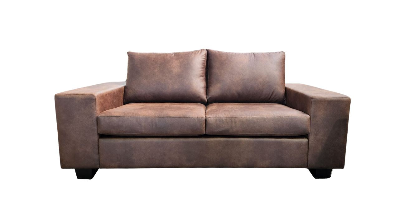Georgia Fabric Sofa (Leather Look) (NZ Made)