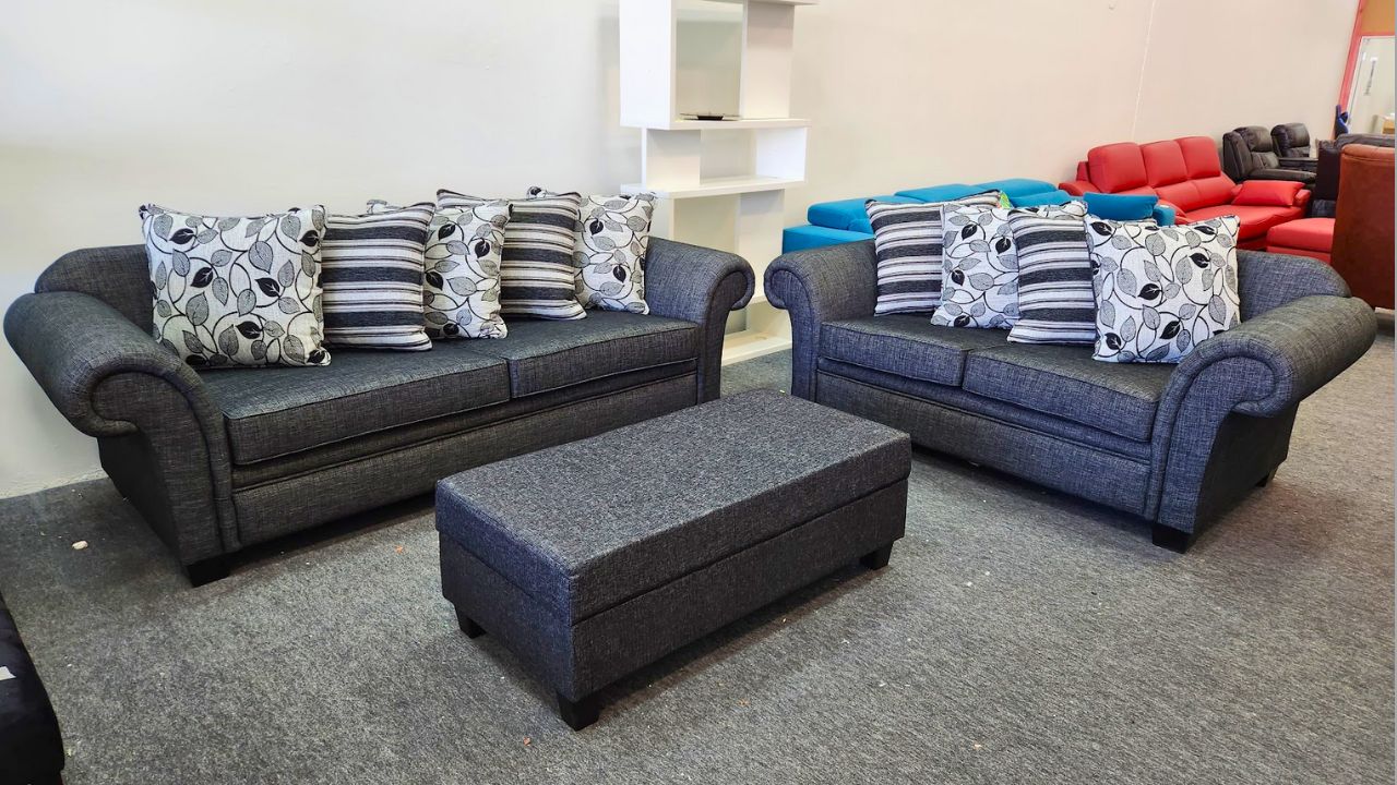 Solace Fabric Sofa 3+2+Ottoman (NZ Made)