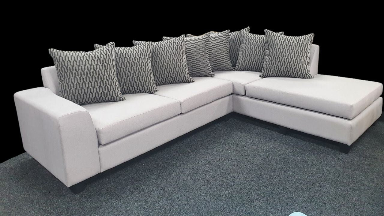 Raiden Fabric Corner Chaise Sofa (NZ Made)