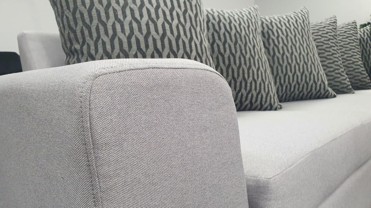 Raiden Fabric Corner Chaise Sofa (NZ Made)