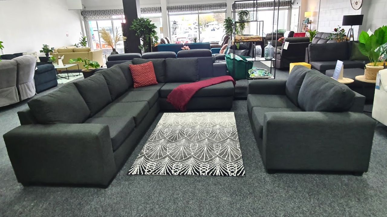 Audrey Fabric Corner Sofa (NZ Made)