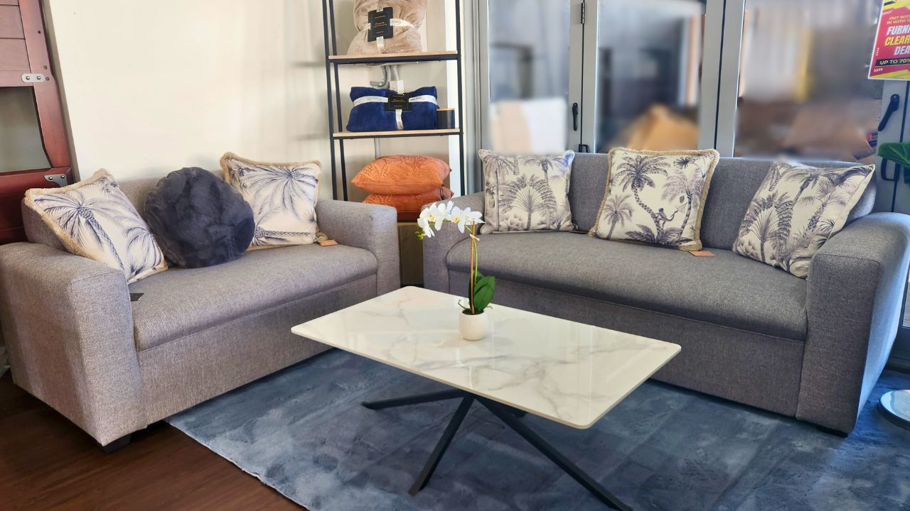 Freya Fabric Sofa (3+2 Seater)