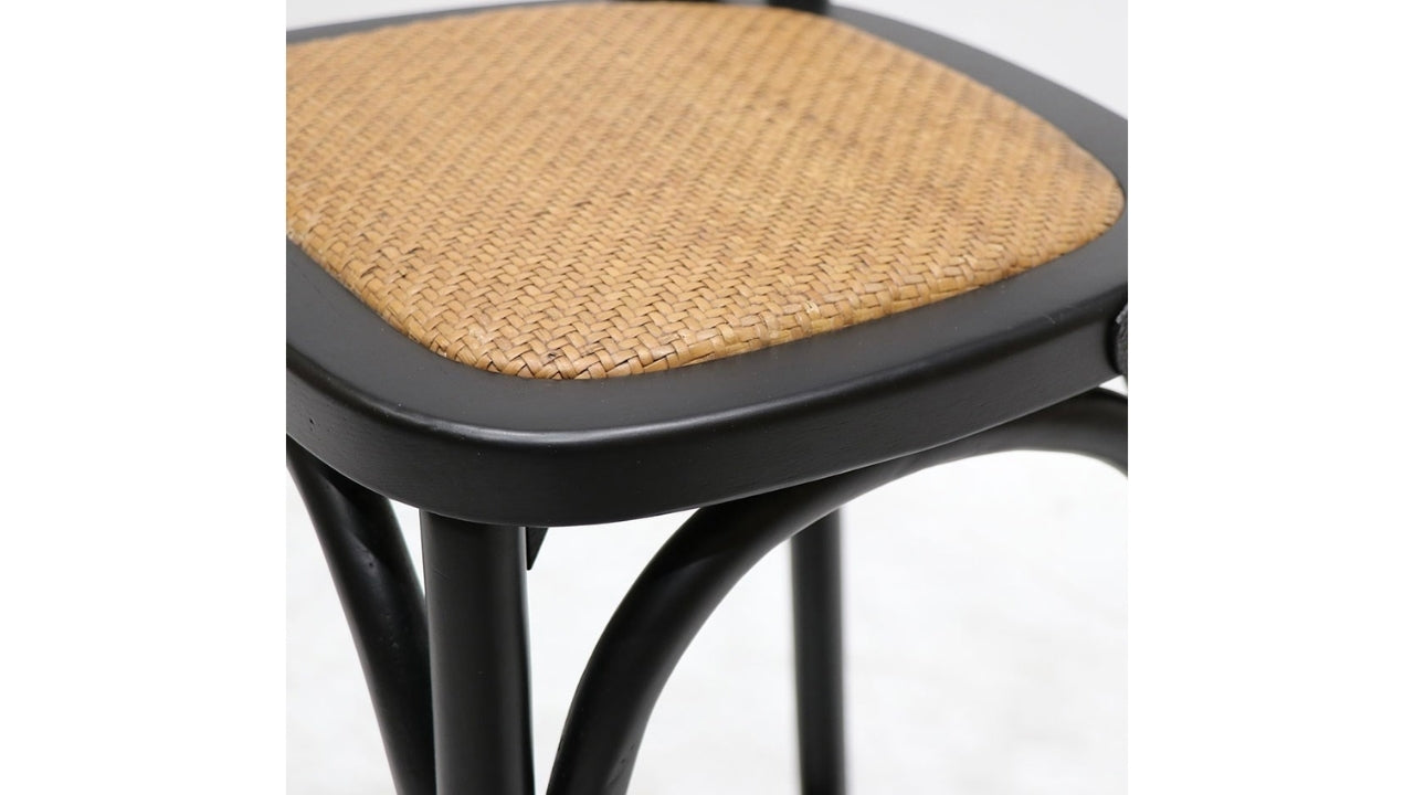 Bentwood Barstool - Black