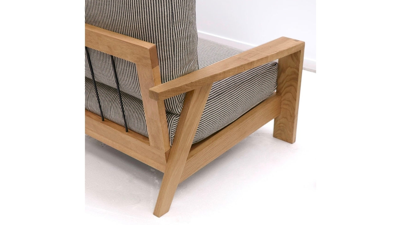CASSEL ARMCHAIR - STRIPE