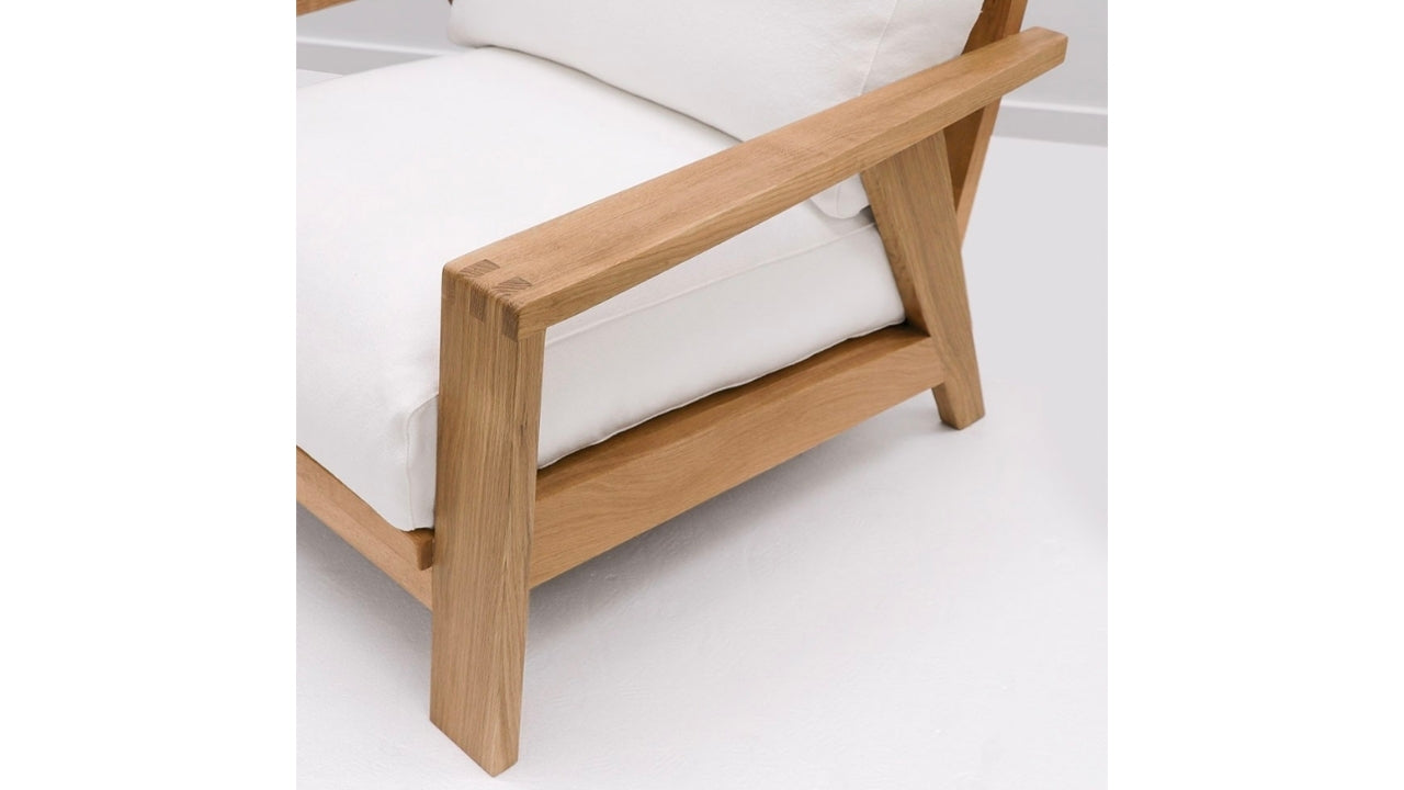 CASSEL ARMCHAIR - WHITE