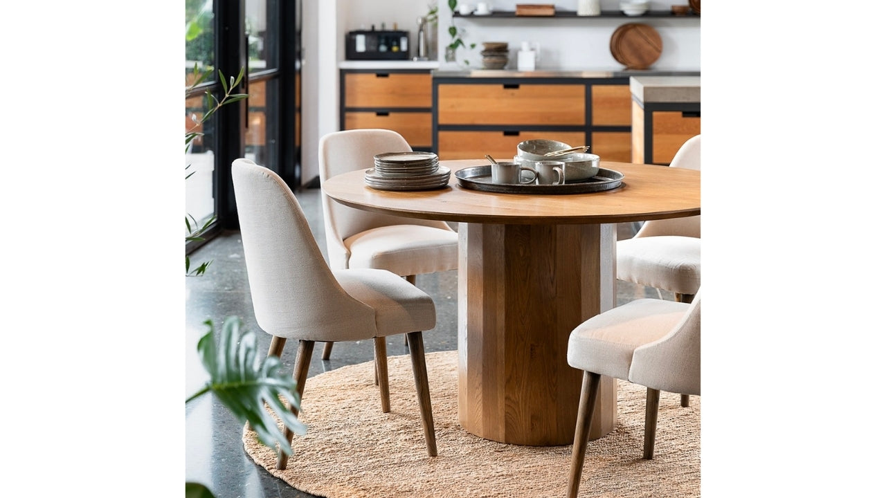 CHICAGO ROUND DINING TABLE - ROUND BASE