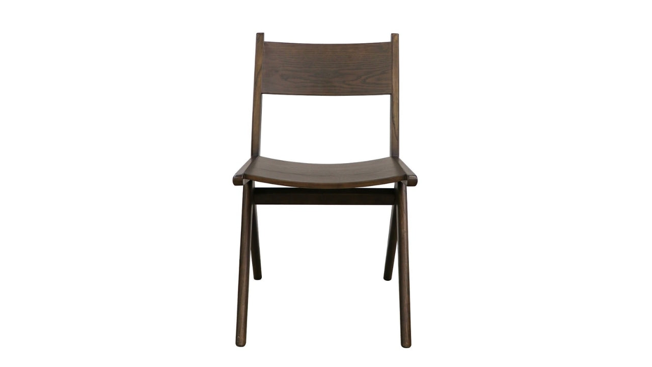 CORTEZ DINING CHAIR WITH REMOVABLE CUSHIONS - BROWN