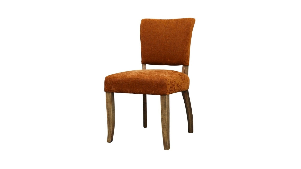 CRANE FABRIC DINING CHAIR - COPPER