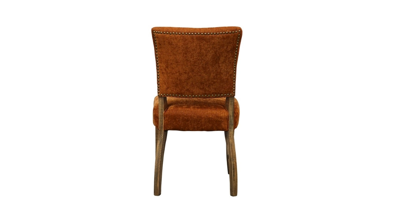 CRANE FABRIC DINING CHAIR - COPPER