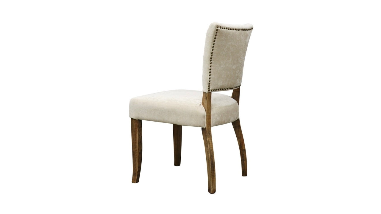 CRANE FABRIC DINING CHAIR - CREAM