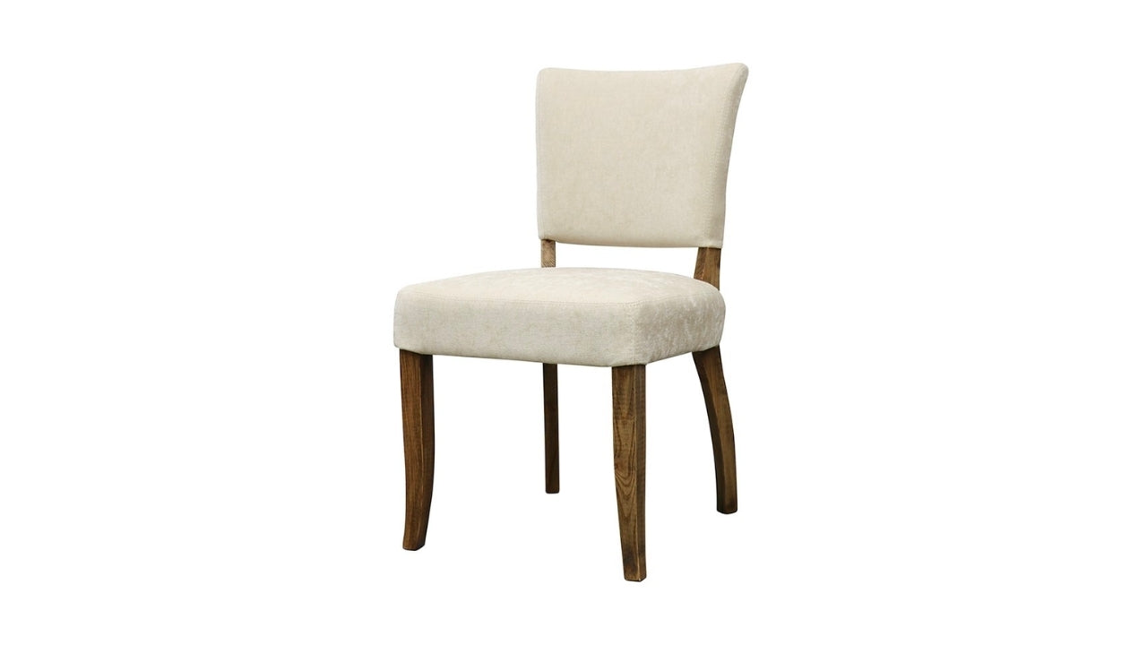 CRANE FABRIC DINING CHAIR - CREAM