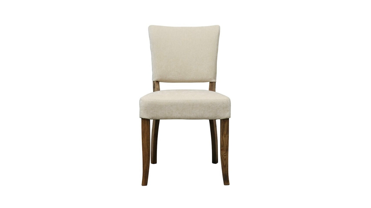 CRANE FABRIC DINING CHAIR - CREAM