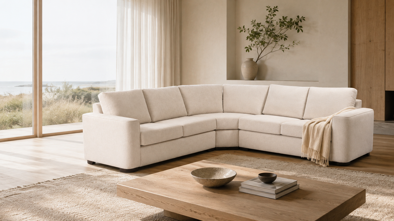 Byron Corner Sofa — 2.5 + Curved Corner + 2.5